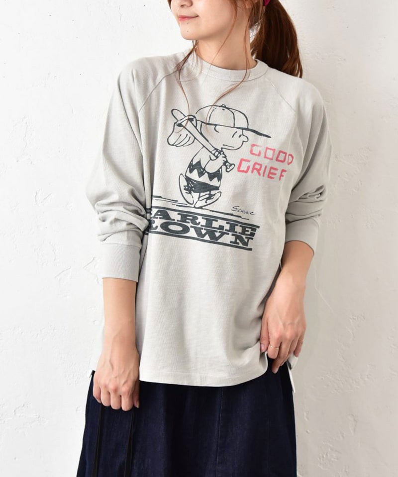 DENIM&DUNGAREE｜テンジクSNOOPY GOOD GRIEF L/S TEE [[22681491]][C]