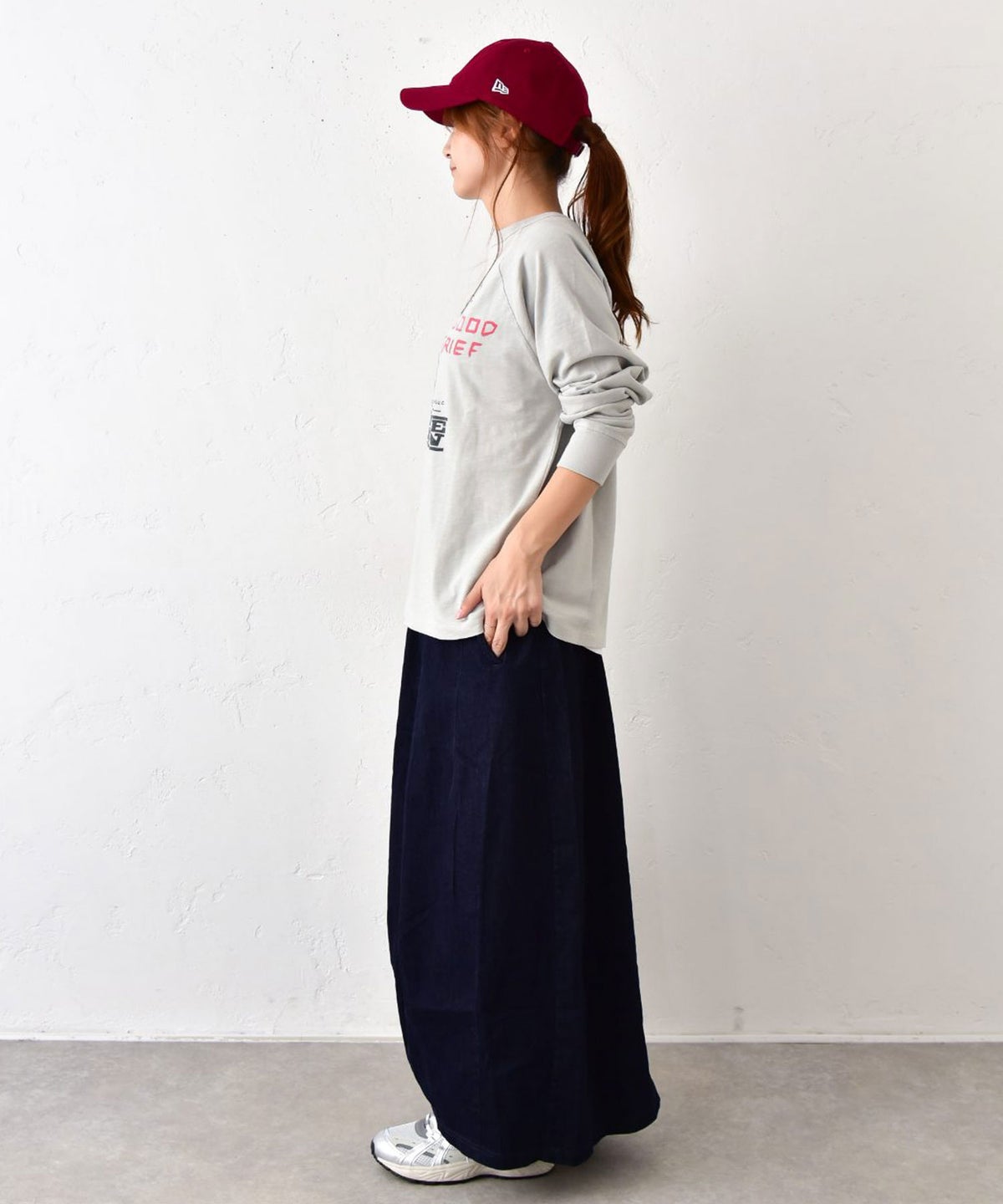 DENIM&DUNGAREE｜テンジクSNOOPY GOOD GRIEF L/S TEE [[22681491]][C]