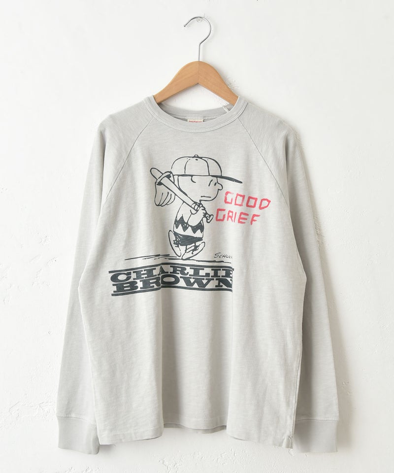  DENIM&DUNGAREE｜テンジクSNOOPY GOOD GRIEF L/S TEE [[22681491]][C]