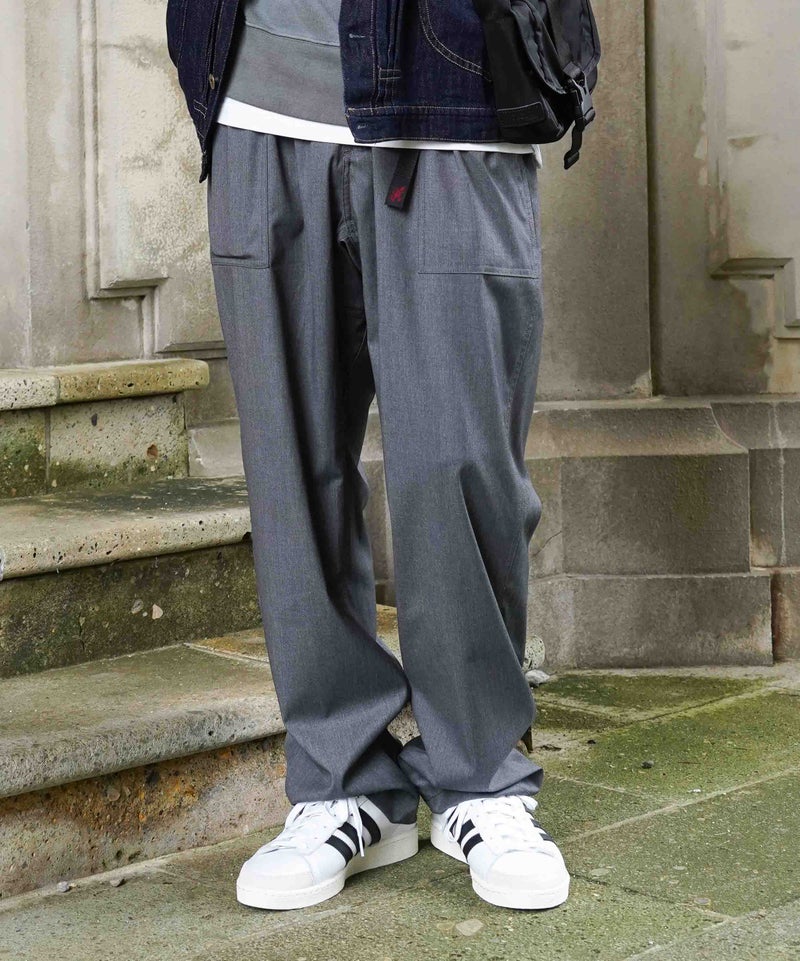 GRAMICCI｜GABARDINE LOOSE TAPERED RIDGE PANT [[GMP6-FJP014]][D]