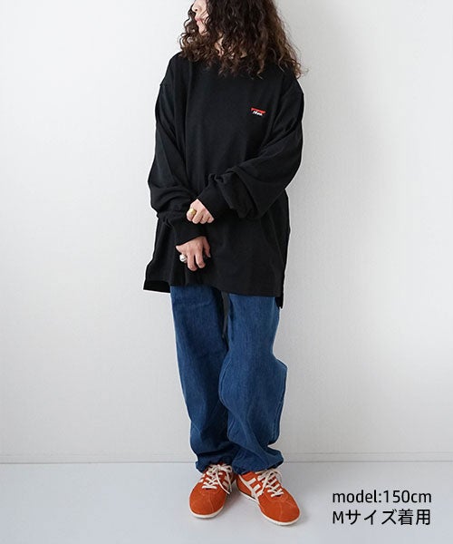 NANGA｜ECO HYBRID BOX LOGO EMBROIDERY L/S TEE [[NW2411-1G803]]