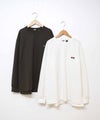 NANGA｜ECO HYBRID BOX LOGO EMBROIDERY L/S TEE [[NW2411-1G803]]