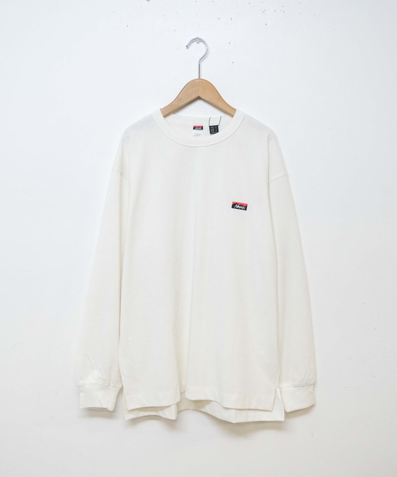 NANGA｜ECO HYBRID BOX LOGO EMBROIDERY L/S TEE [[NW2411-1G803]]