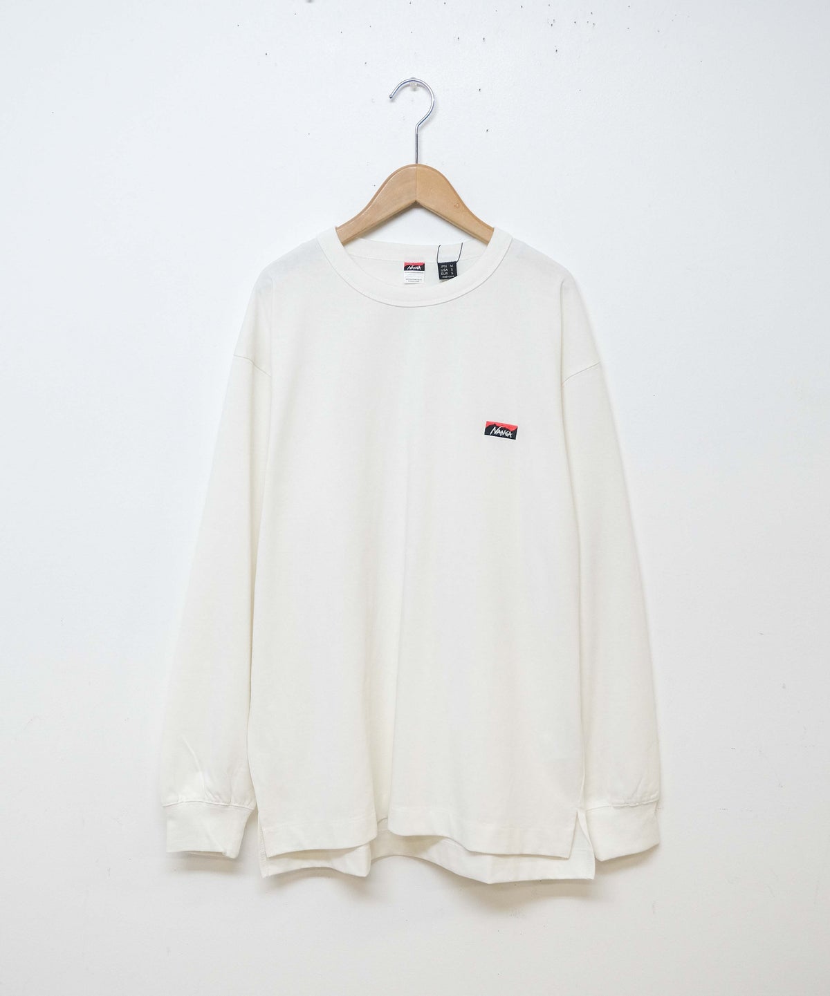 NANGA｜ECO HYBRID BOX LOGO EMBROIDERY L/S TEE [[NW2411-1G803]]