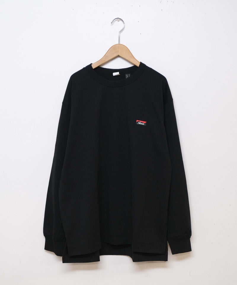 NANGA｜ECO HYBRID BOX LOGO EMBROIDERY L/S TEE [[NW2411-1G803]]