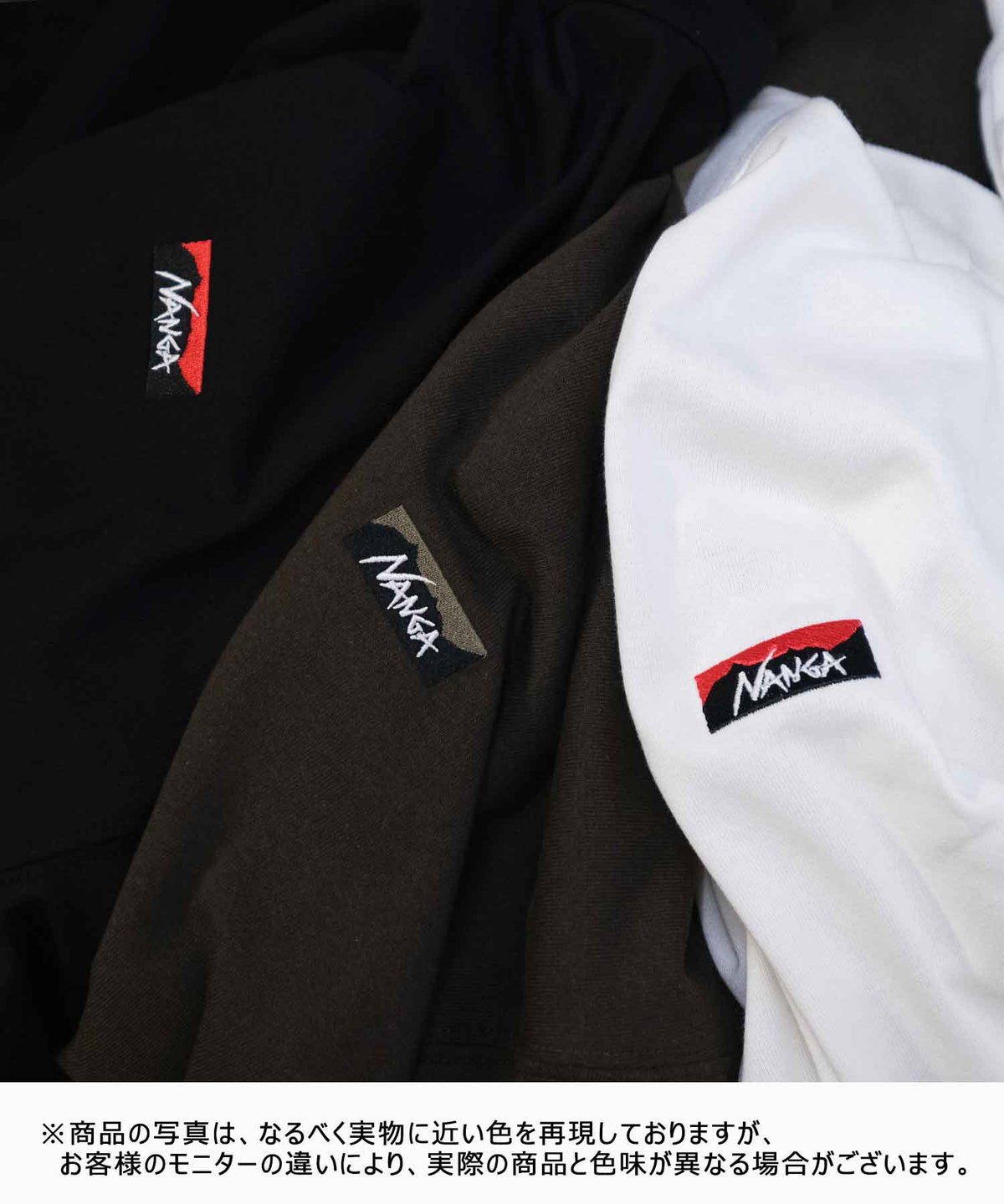 NANGA｜ECO HYBRID BOX LOGO EMBROIDERY L/S TEE [[NW2411-1G803]]
