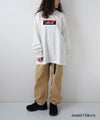NANGA｜ECO HYBRID BOX LOGO L/S TEE [[NW2431-1E150]][D]