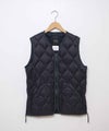 TAION｜MILITARY VNECK W-ZIP DOWN VEST（SOFT SHELL） [[TAION-001ALSZML-1-26AW]][D]