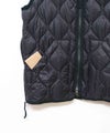 TAION｜MILITARY VNECK W-ZIP DOWN VEST（SOFT SHELL） [[TAION-001ALSZML-1-26AW]][D]