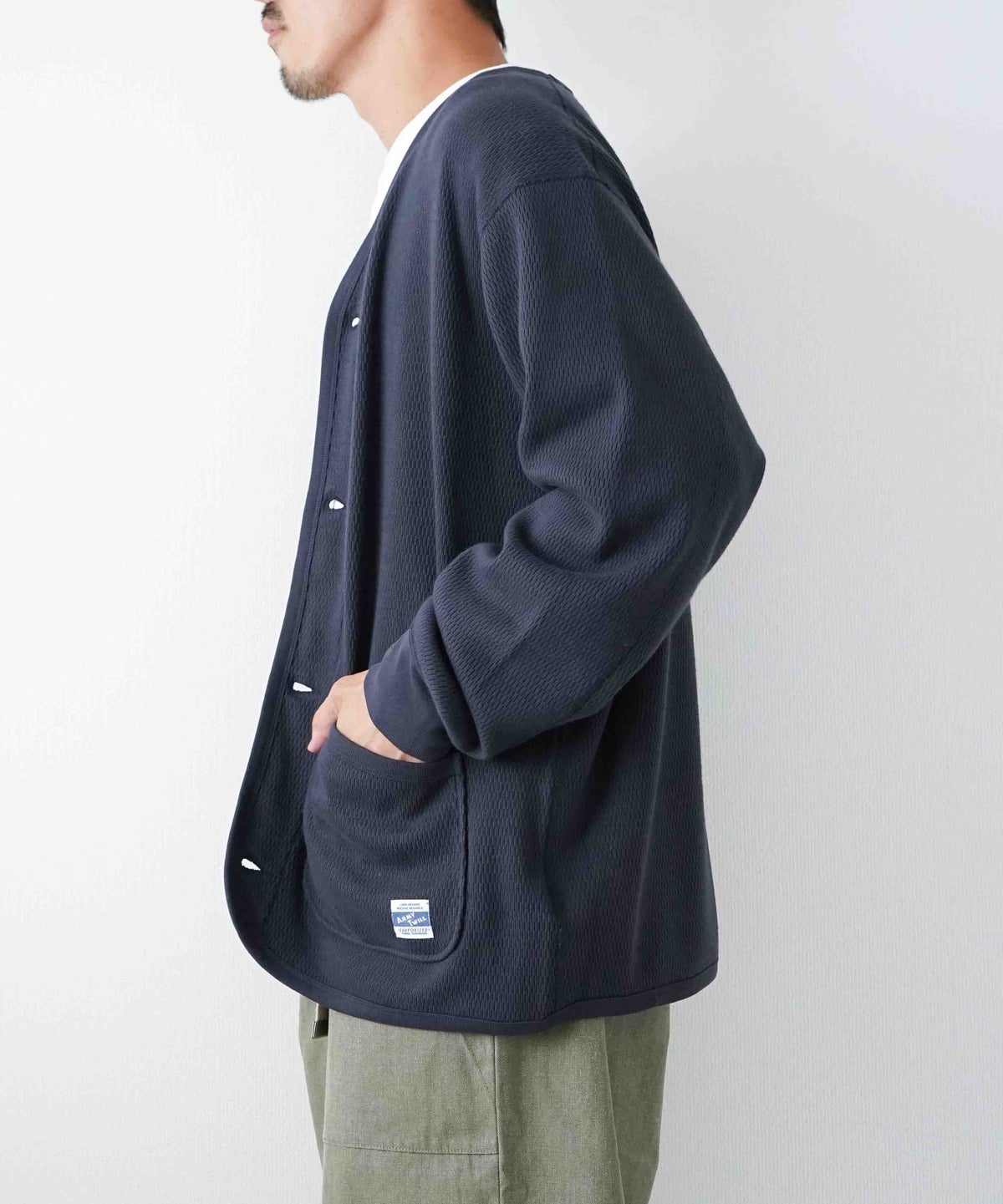  ARMY TWILL｜Honeycomb Cardigan [[AM-2653008]][D]