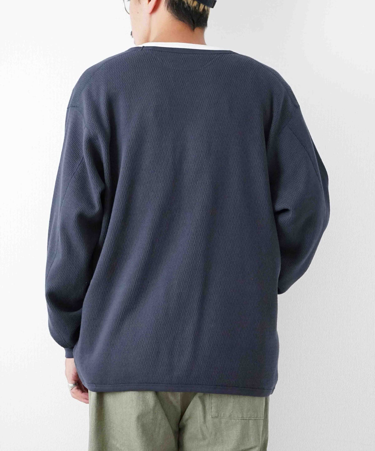  ARMY TWILL｜Honeycomb Cardigan [[AM-2653008]][D]
