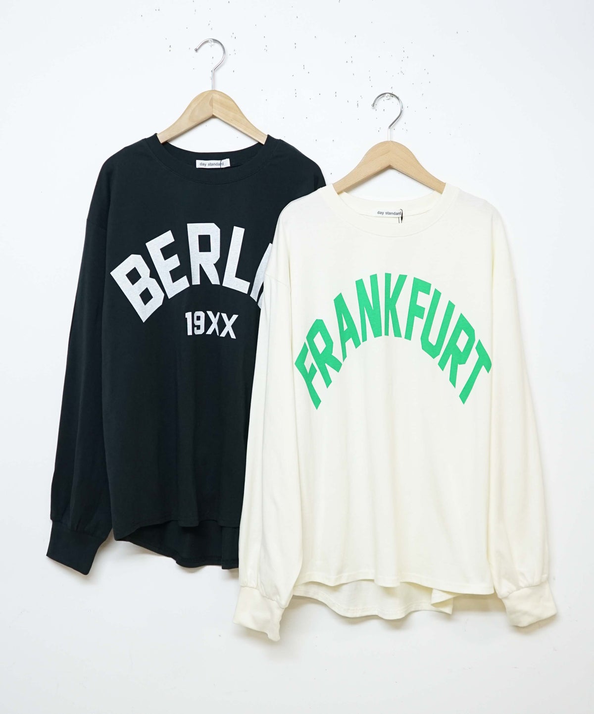 day standard｜天竺　シティロゴラウンドTシャツ [[M8026221]][D