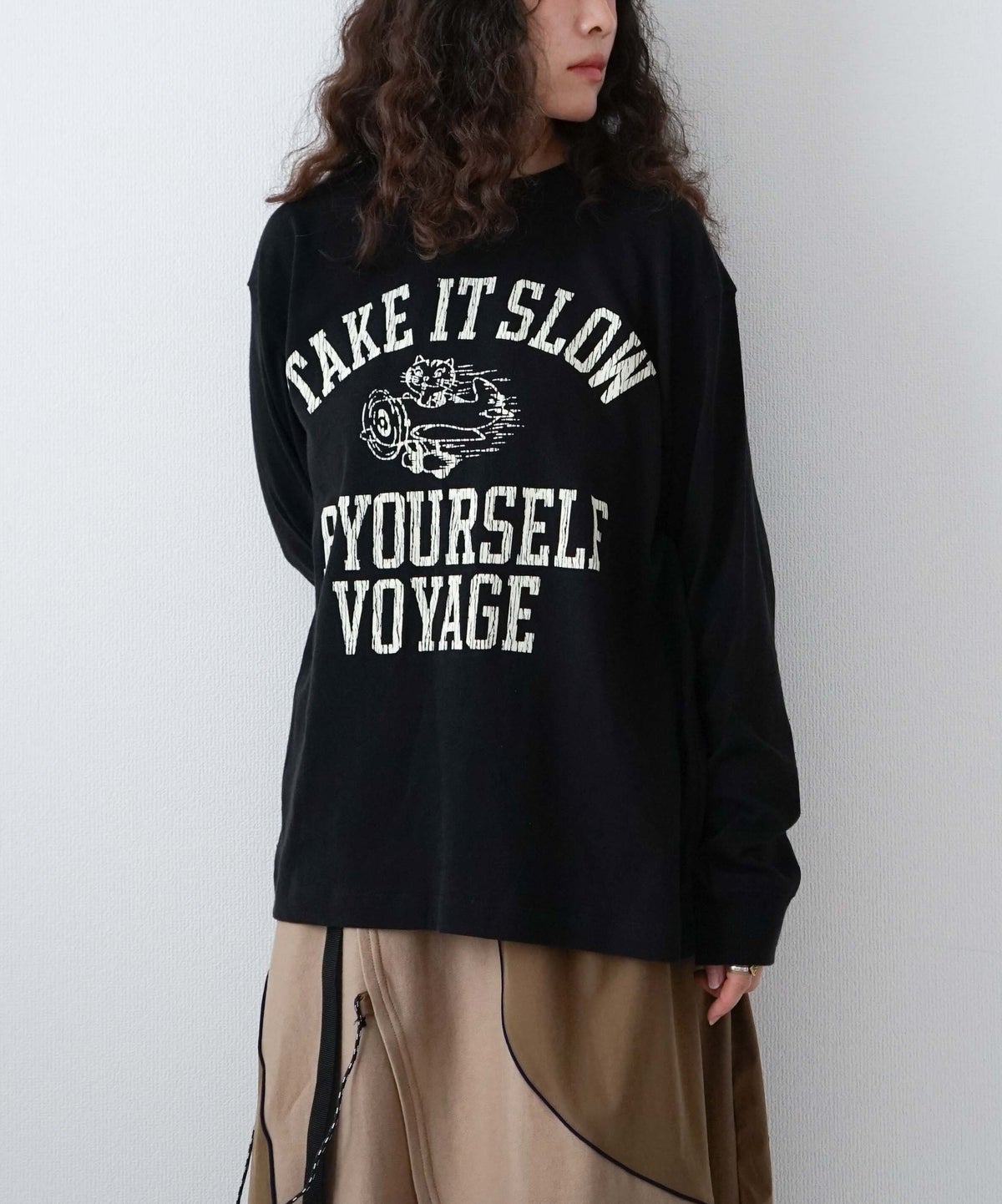 day standard｜天竺TAKE IT SLOWロンTee [[W1106222]][D]