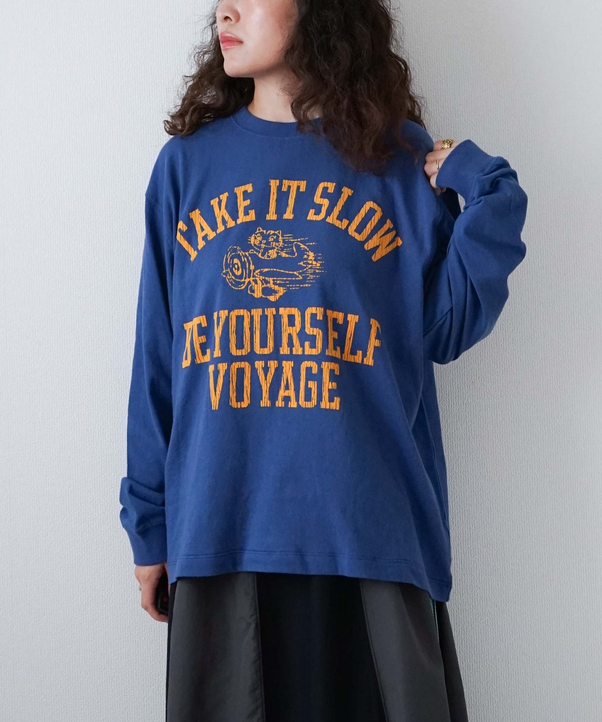 day standard｜天竺TAKE IT SLOWロンTee [[W1106222]][D]