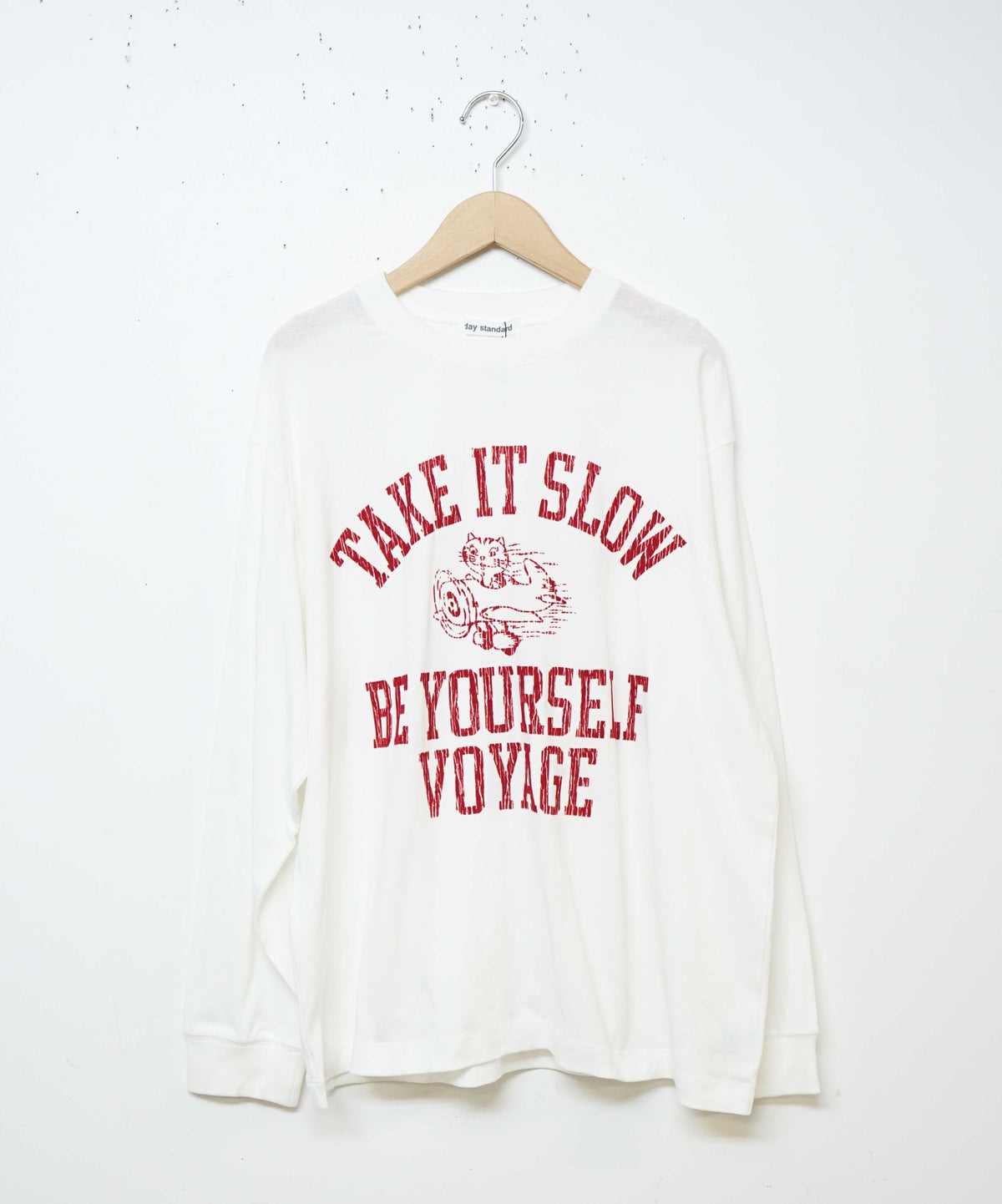 day standard｜天竺TAKE IT SLOWロンTee [[W1106222]][D]