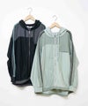 day standard｜ラインテープ付きフードZIPカーデ [[K262116-28]][D]