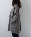 KAKELA & TRANQUIL｜ロング切り替えクルーロングカレッジ刺繍 [[12605-520-10]][D]