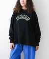 KAKELA & TRANQUIL｜カレッジロゴ刺繍ワイドクルー [[12606-536-10]][D]