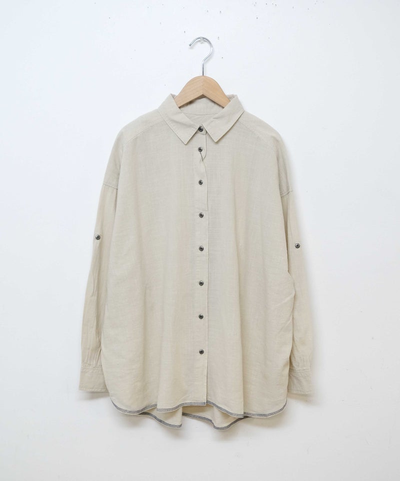 day standard｜袖ターンバック付き前開きシャツ [[J263187-28]][D]