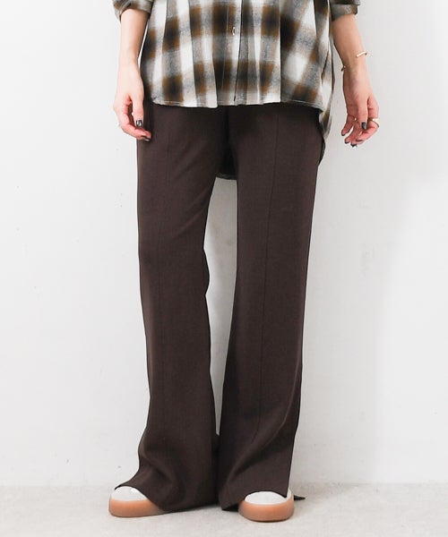 CHIGNON｜ソフトリブフレアパンツ [[3861-069-3GL]][F] | ma28 ONLINE