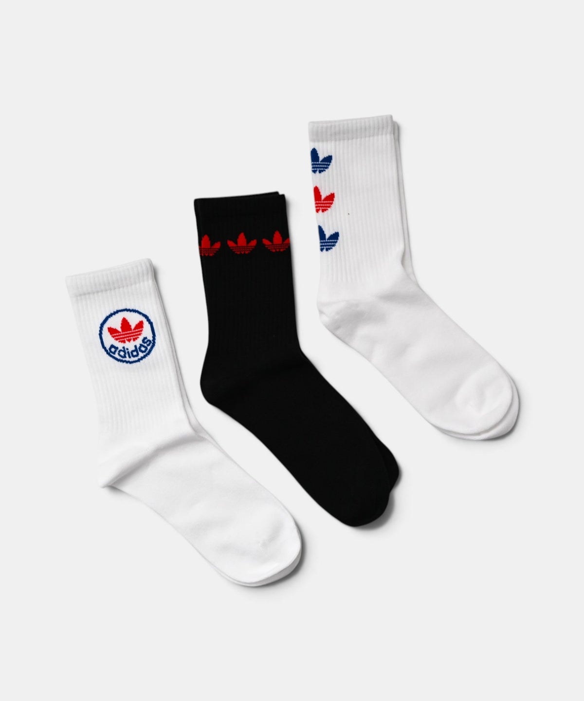 adidas｜TREFOILS CREW SOCK 3 PAIRS [[KO673(KD0976)]][C]