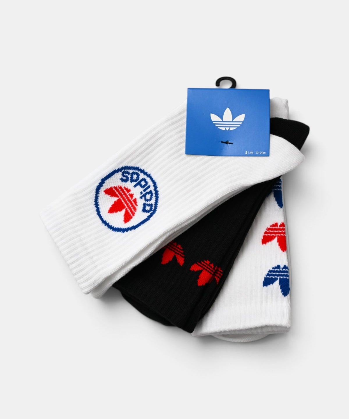 adidas｜TREFOILS CREW SOCK 3 PAIRS [[KO673(KD0976)]][C]