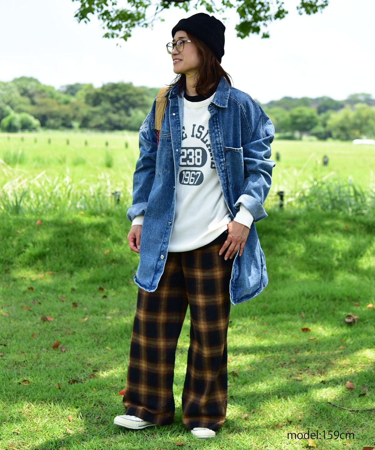 Champion｜LONG SLEEVE T-SHIRT(ワッフルロゴT) [[C3-E418]][C]