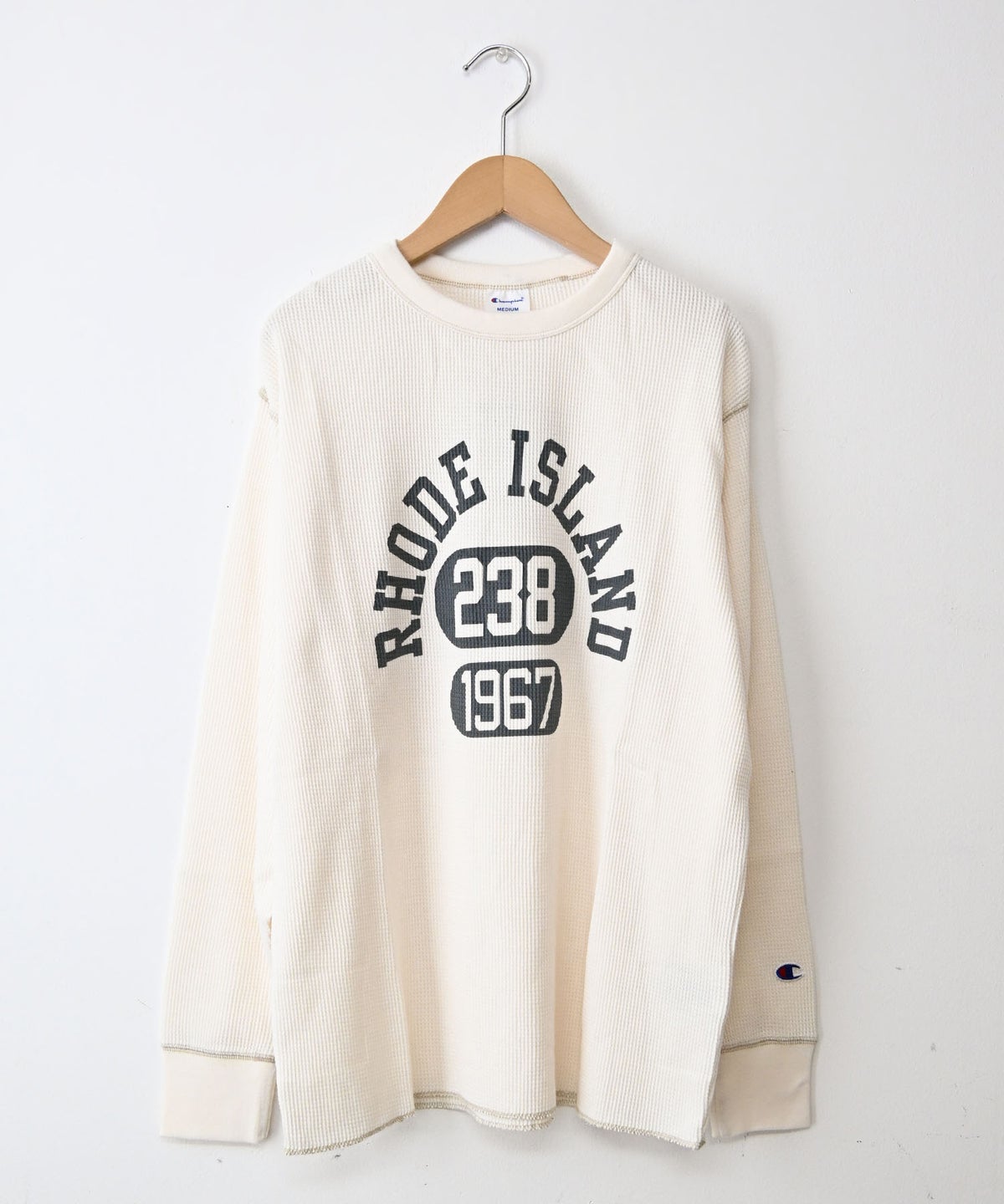 Champion｜LONG SLEEVE T-SHIRT(ワッフルロゴT) [[C3-E418]][C]