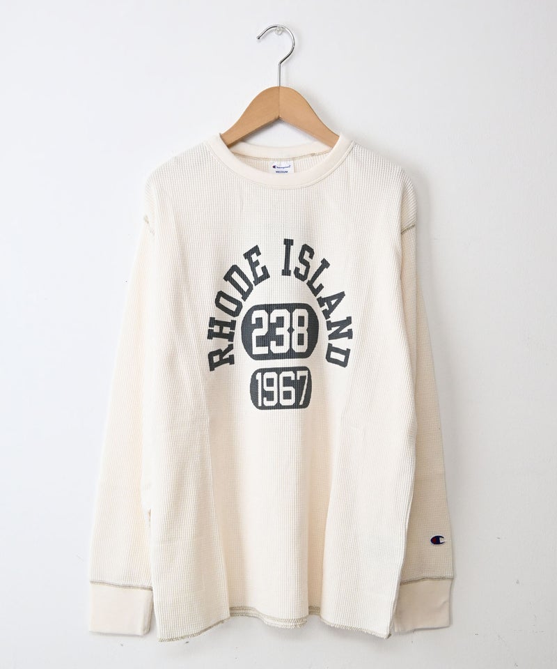 Champion｜LONG SLEEVE T-SHIRT(ワッフルロゴT) [[C3-E418]][C]