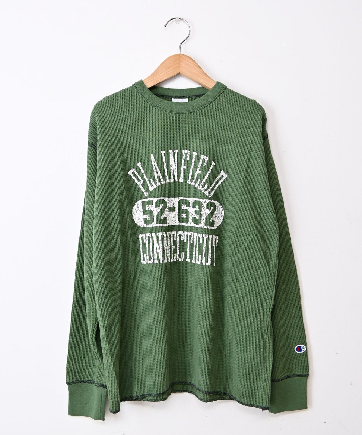 Champion｜LONG SLEEVE T-SHIRT(ワッフルロゴT) [[C3-E418]][C]
