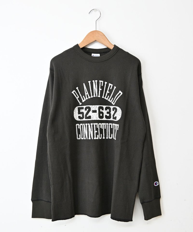 Champion｜LONG SLEEVE T-SHIRT(ワッフルロゴT) [[C3-E418]][C]