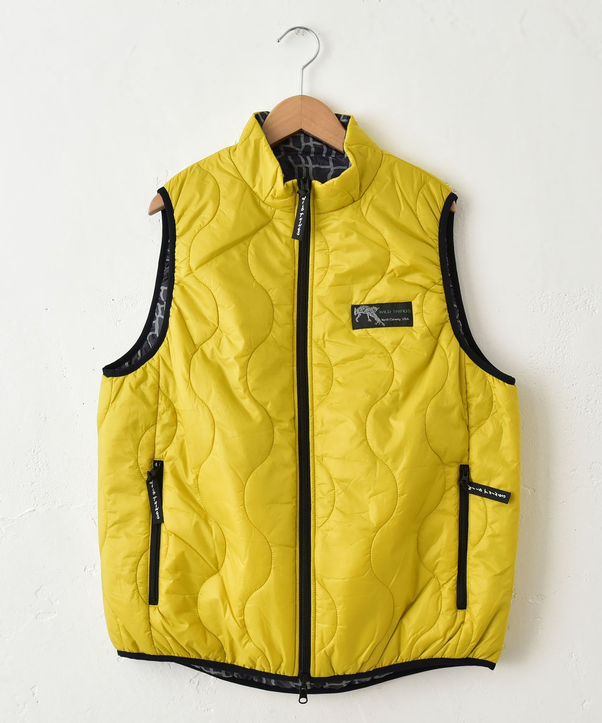 WILD THINGS｜REVERSIBELE BELAY VEST(リバーシブルキルティングベスト) [[WT26136SK]][C]