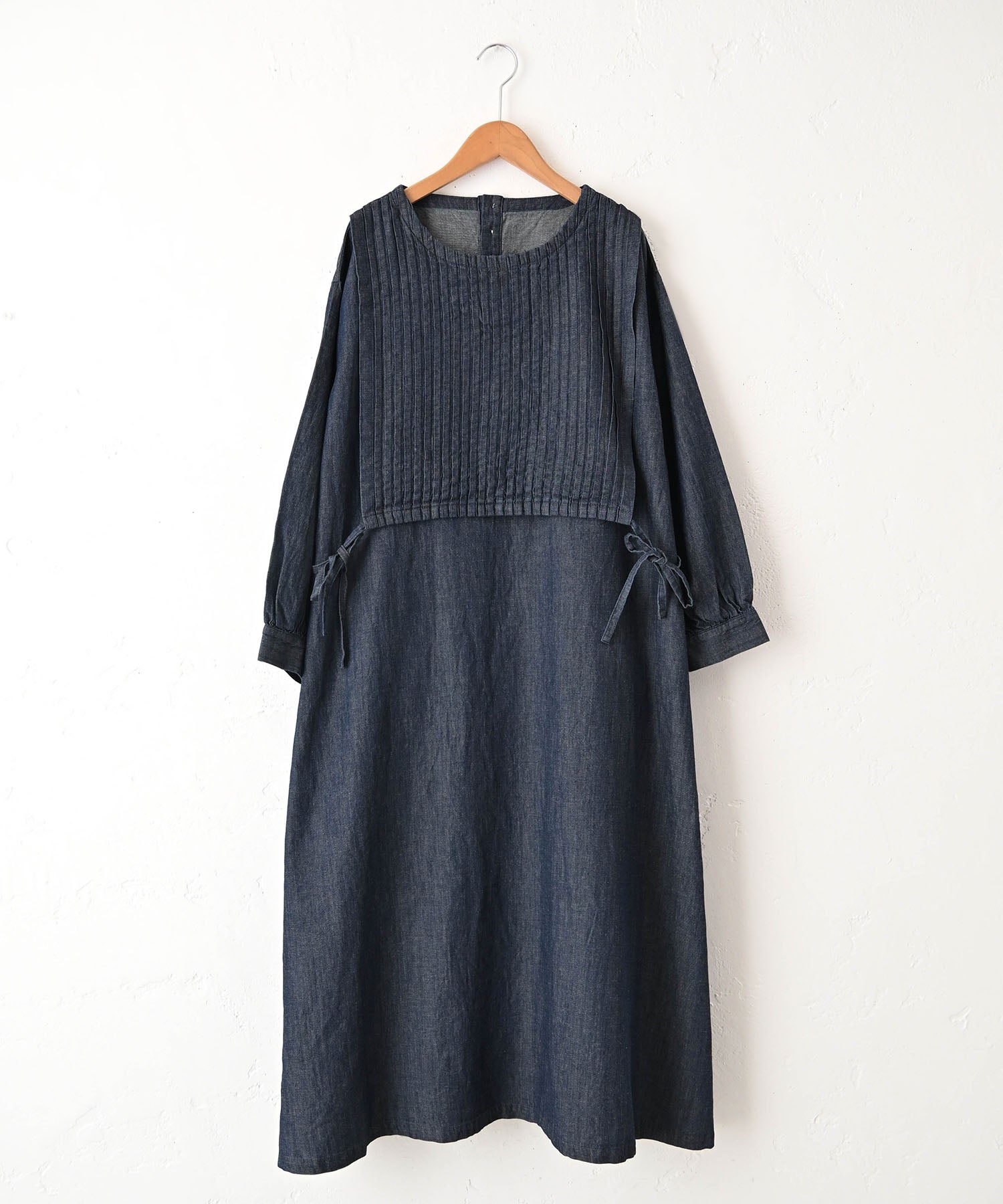 08Mab｜リネンデニムピンタックワンピース [[CF-526HF1994m]][C