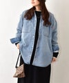  UNIVERSAL　OVERALL｜ニットデニム　WORK SHIRTS [[U2632110]][C]