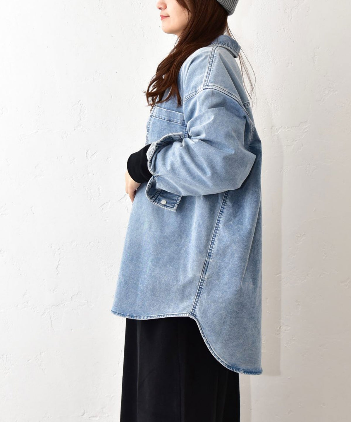  UNIVERSAL　OVERALL｜ニットデニム　WORK SHIRTS [[U2632110]][C]
