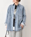  UNIVERSAL　OVERALL｜ニットデニム　WORK SHIRTS [[U2632110]][C]