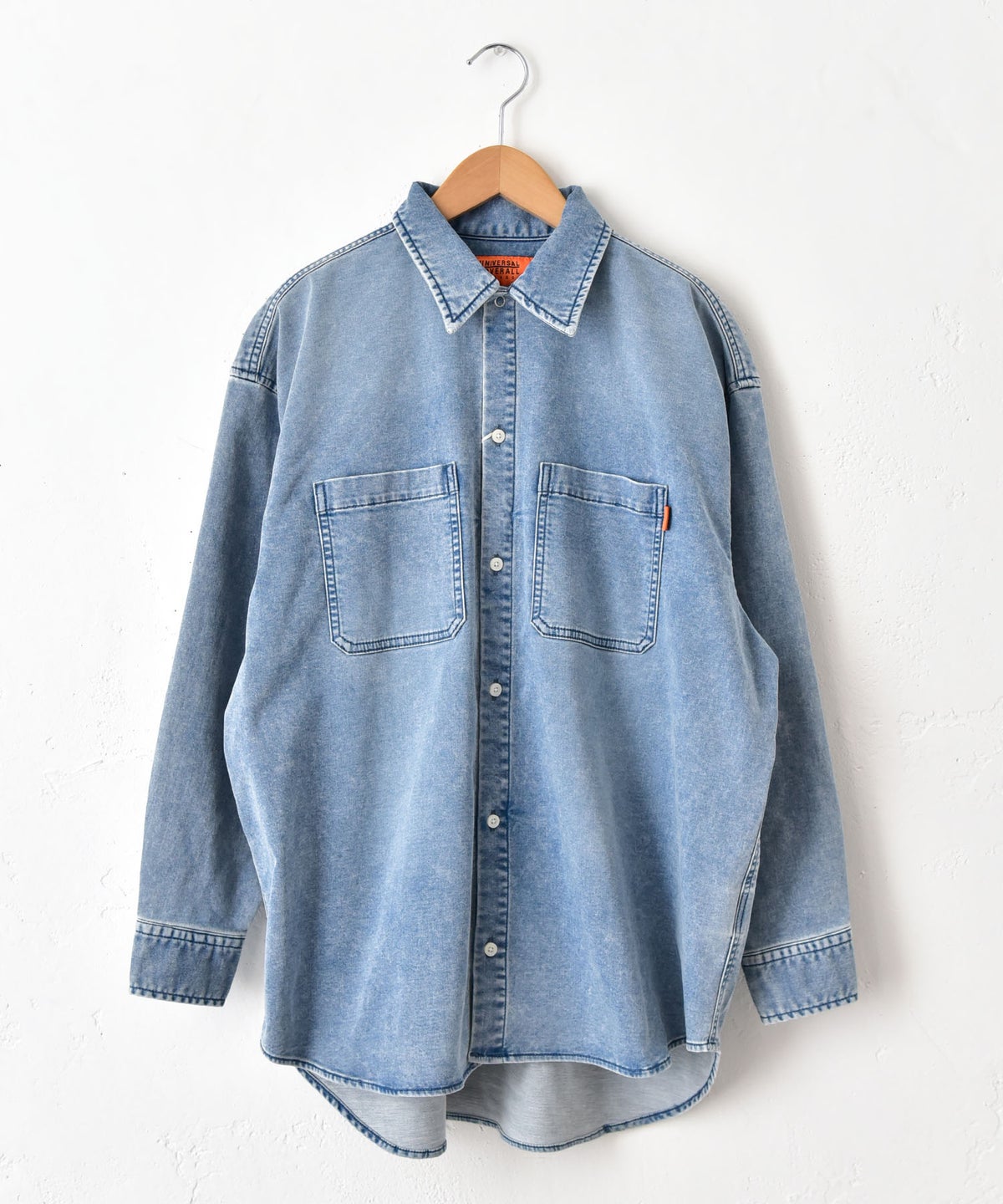  UNIVERSAL　OVERALL｜ニットデニム　WORK SHIRTS [[U2632110]][C]