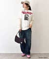 DENIM&DUNGAREE｜テンジクFOREVERレイヤード L/S TEE [[22680402]][C]