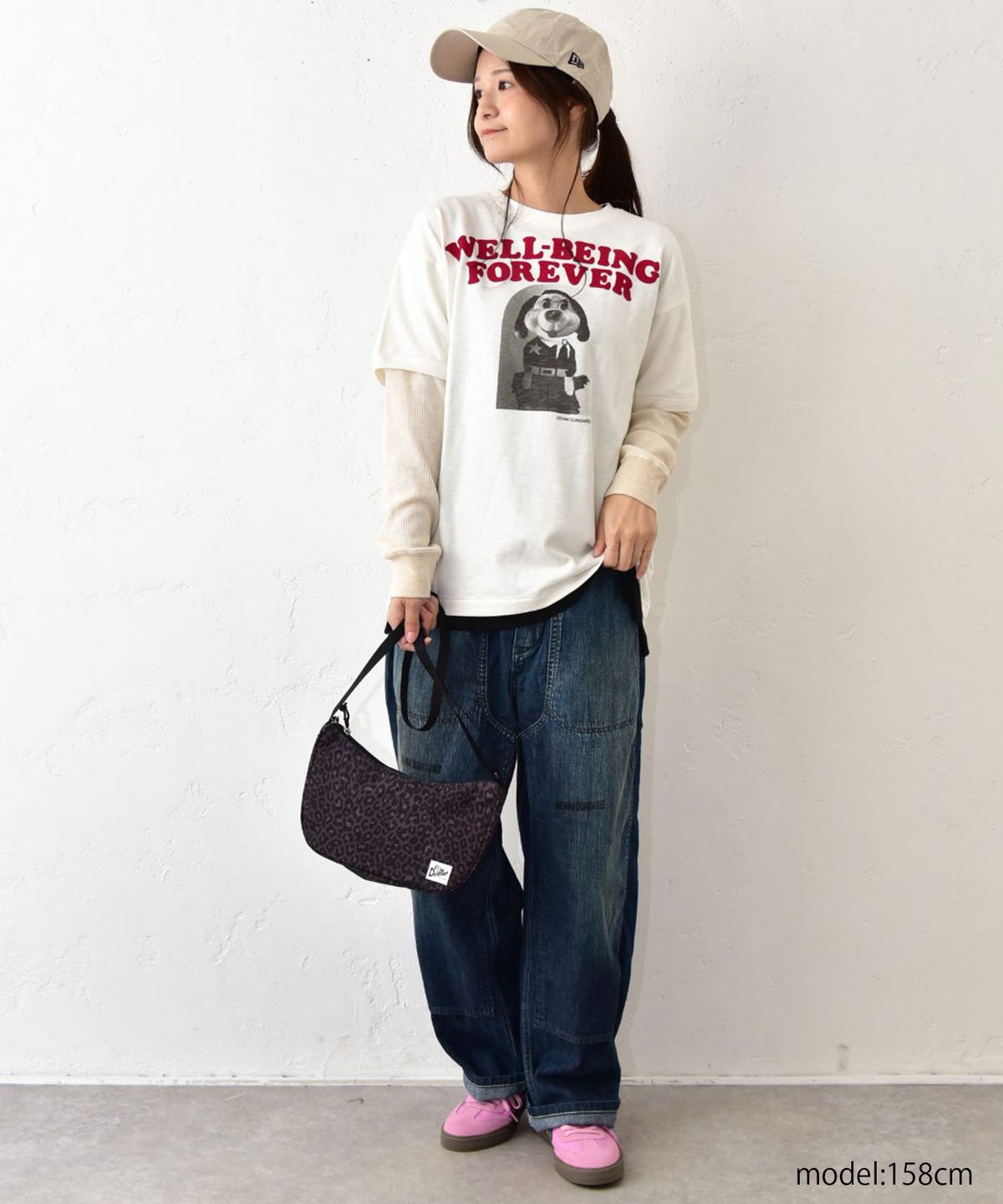 DENIM&DUNGAREE｜テンジクFOREVERレイヤード L/S TEE [[22680402]][C]