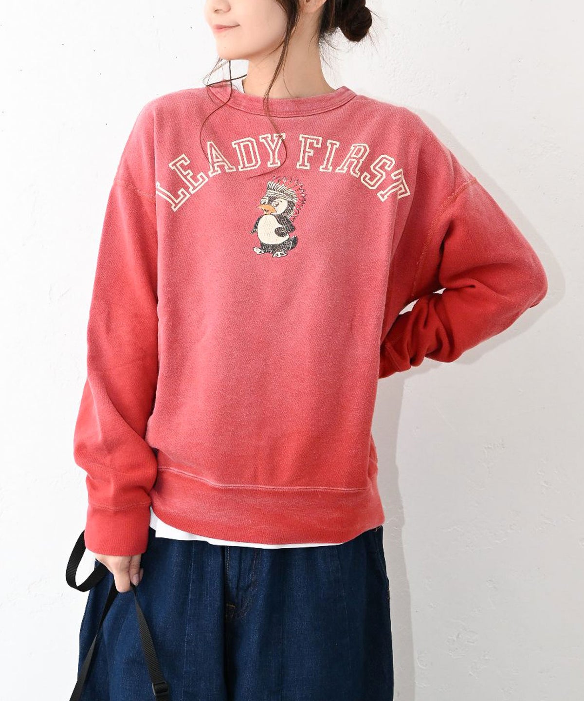 DENIM&DUNGAREE｜ビンテージウラケPENNIEスウェット [[22680414]][C]