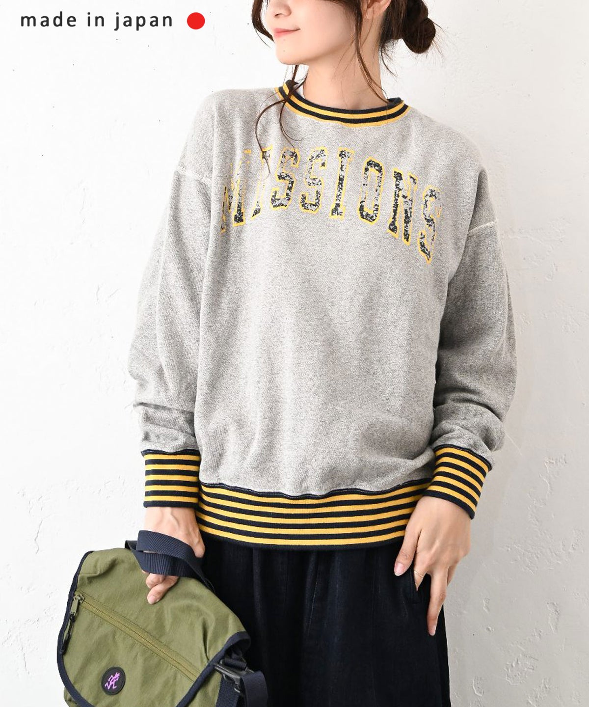 DENIM&DUNGAREE｜ビンテージウラケMISSIONSスウェット [[22680431]][C]