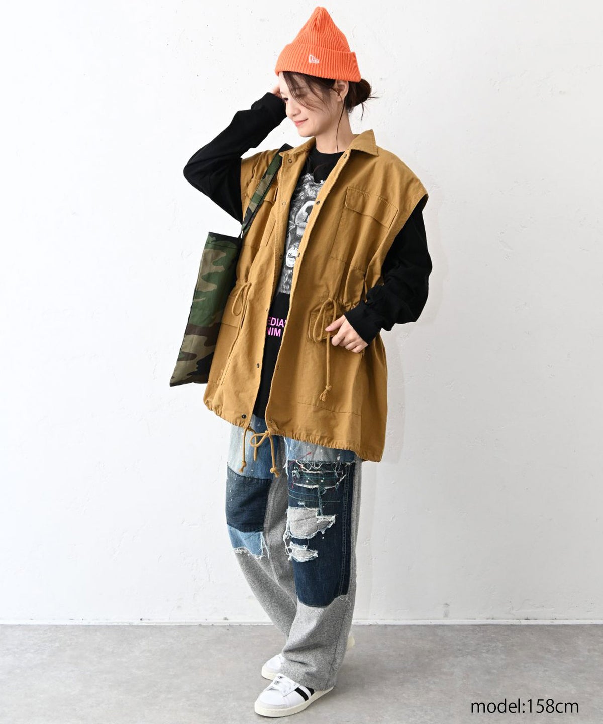  DENIM&DUNGAREE｜ビンテージウラケリメイクPN [[22680503]][C]