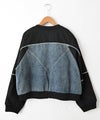 HUMS｜ナイロンデニムドッキングブルゾン [[RNK-2693]][C]