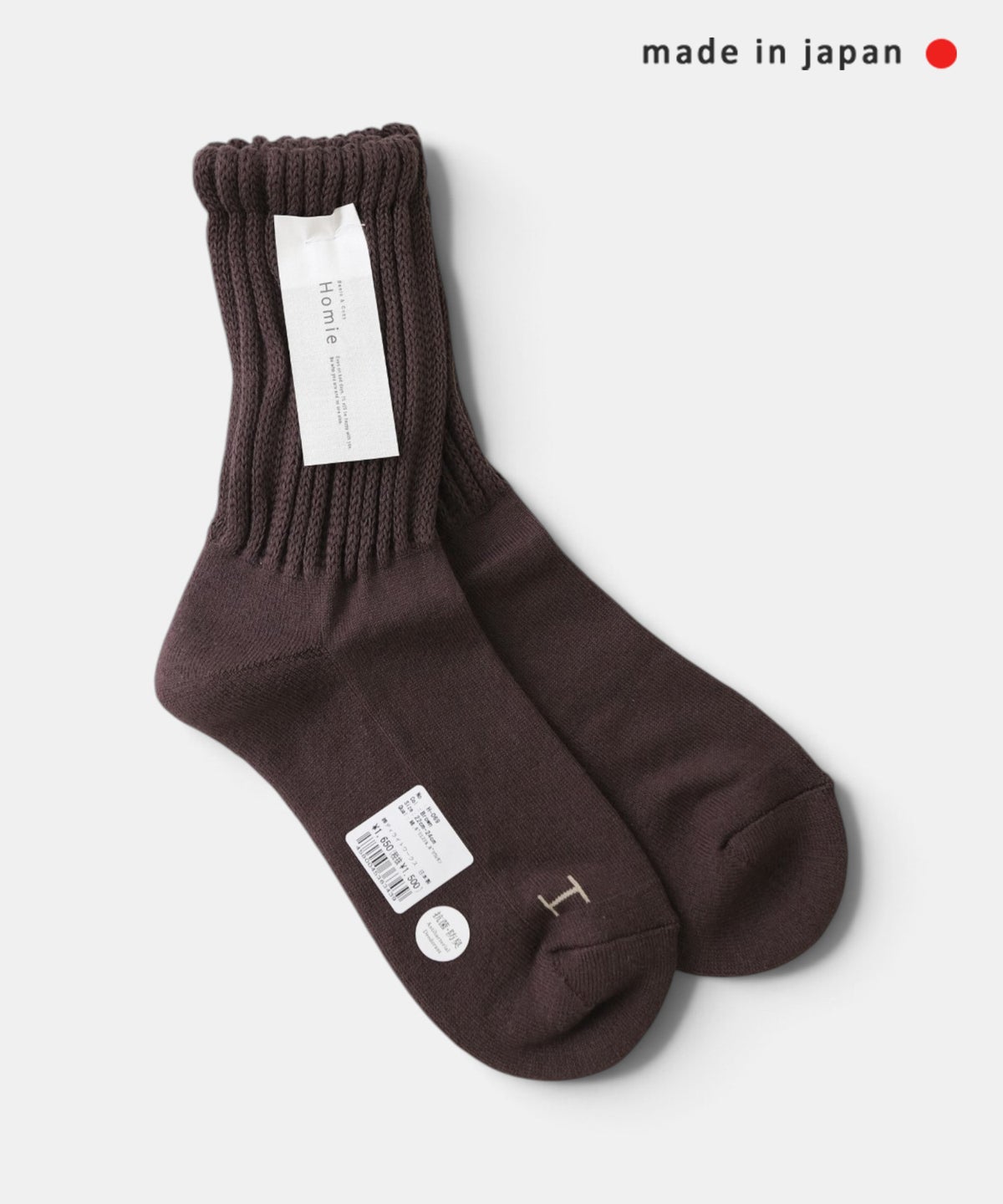 Homie｜Cotton Rib Socks [[H-069]][C]