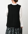 HEAVENLY｜Cotton Side Button Knit Vest [[2648164]][C]
