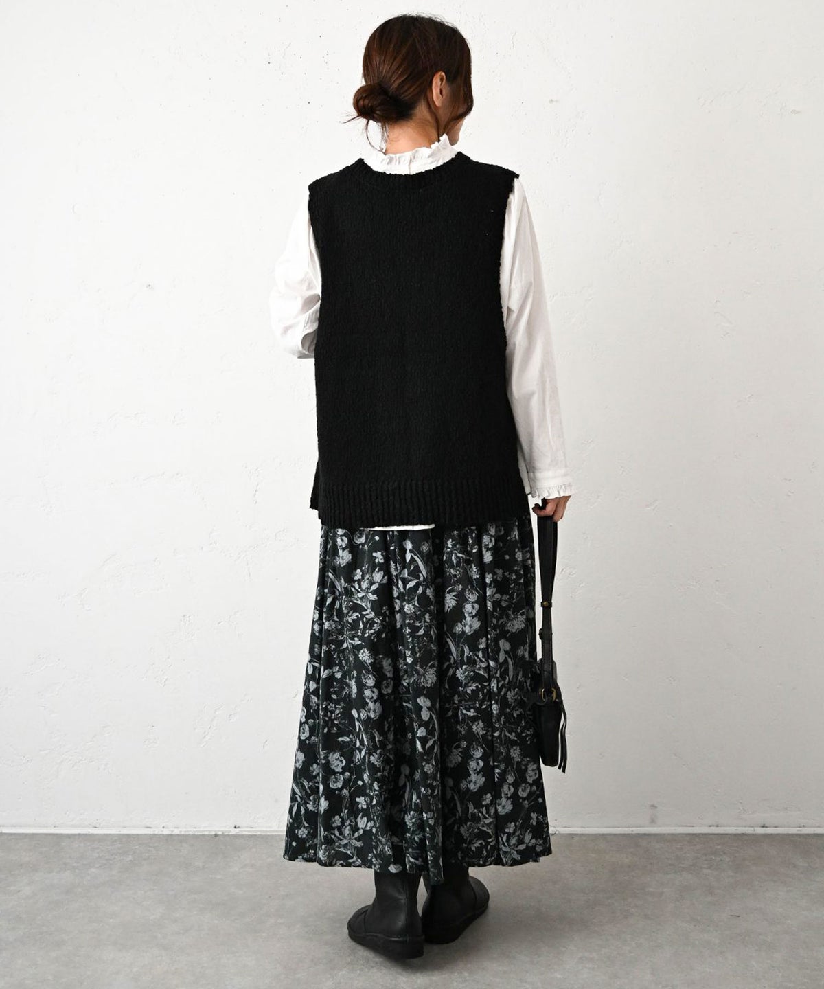 HEAVENLY｜Cotton Side Button Knit Vest [[2648164]][C]