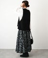 HEAVENLY｜Cotton Side Button Knit Vest [[2648164]][C]