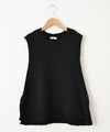 HEAVENLY｜Cotton Side Button Knit Vest [[2648164]][C]