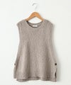 HEAVENLY｜Cotton Side Button Knit Vest [[2648164]][C]