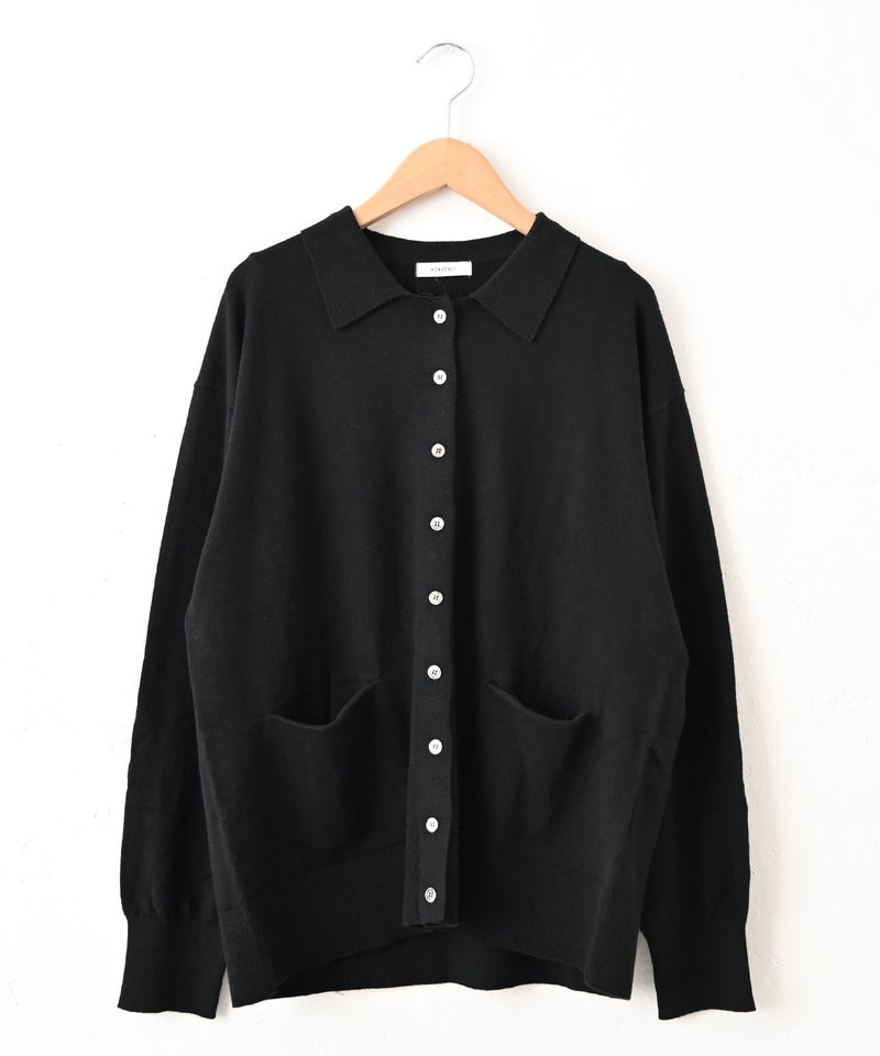 HEAVENLY｜Cotton Cashmere Collared Knit Cardigan [[2648174]][C]